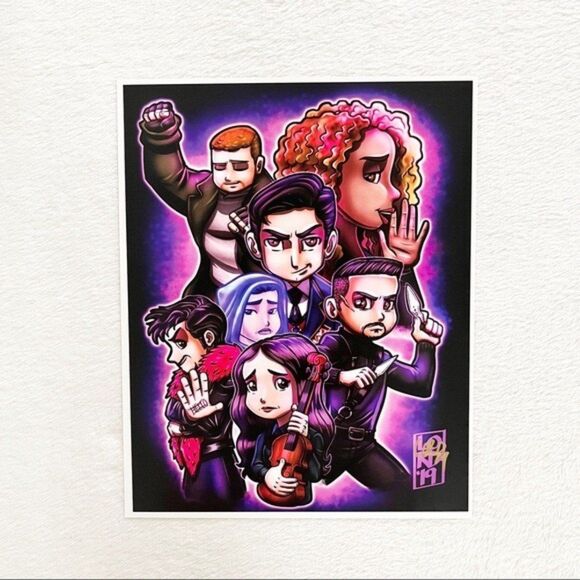 Lord Mesa The Umbrella Academy 8"x 10" Print - Picture 1 of 2